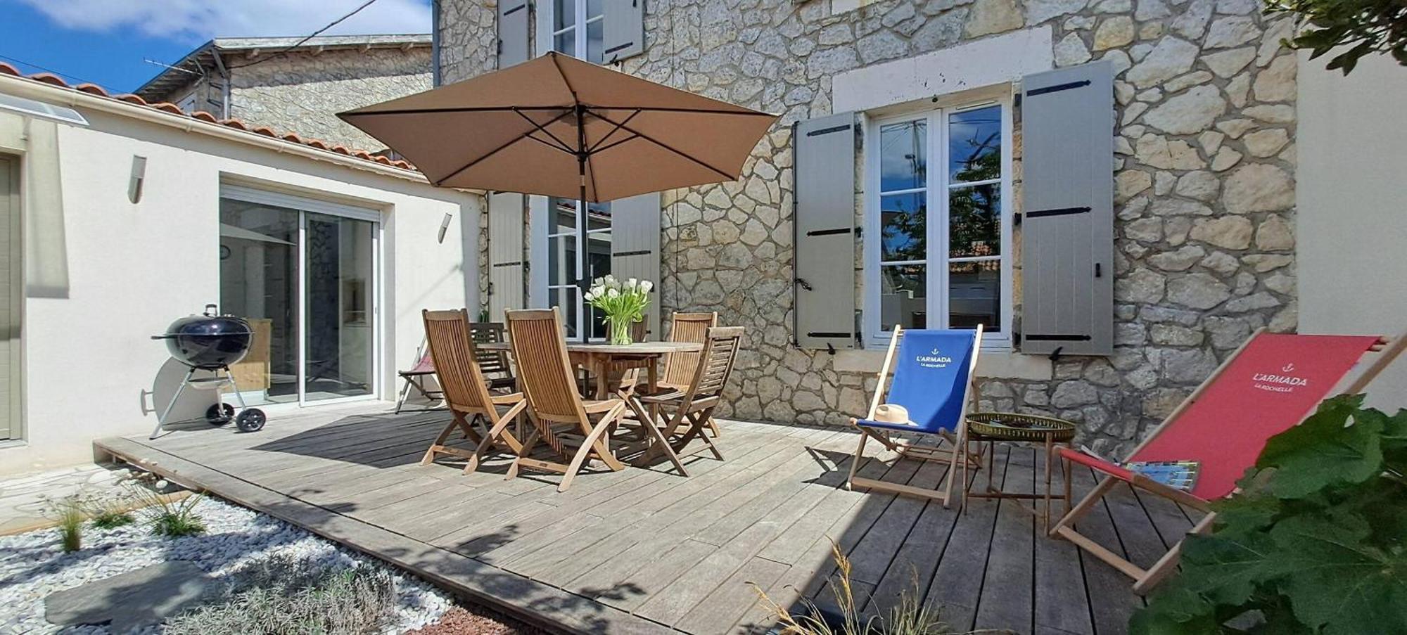 L Armada - Maison 3 Chambres - Terrasse Wifi La Rochelle  Eksteriør bilde